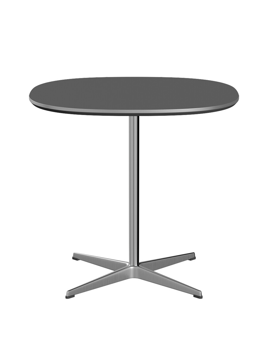 Piet Hein A602 cafébord, 75 x 75 cm fra Fritz Hansen (Grey Bromo m. alukant (specialfarve))