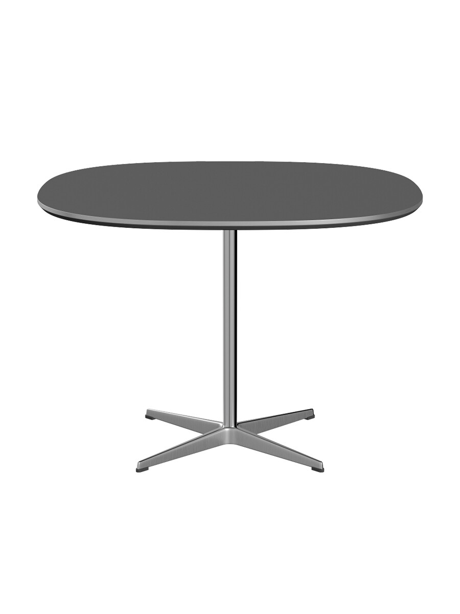Piet Hein A603 cafébord, 100 x 100 cm fra Fritz Hansen (Grey Bromo m. alukant (specialfarve))