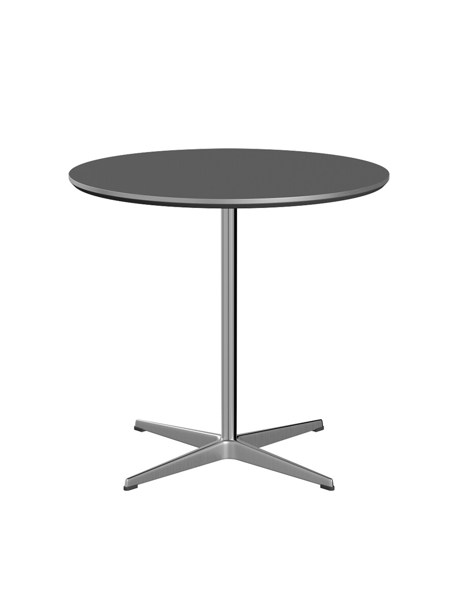 Piet Hein A622 cafébord, Ø75 cm fra Fritz Hansen (Grey Bromo m. alukant (specialfarve))