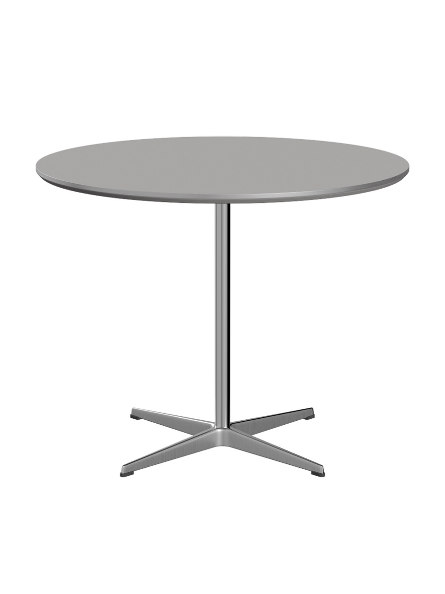 Piet Hein A623 Cafébord, Ø90 cm fra Fritz Hansen (Grey Efeso m. alukant (specialfarve))