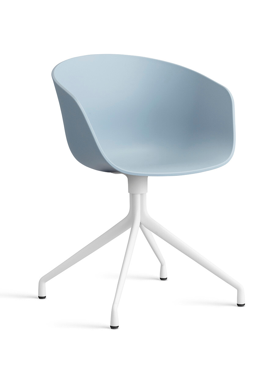 Billede af About a Chair AAC20 fra Hay (Hvid pulverlakeret aluminium, Slate Blue)