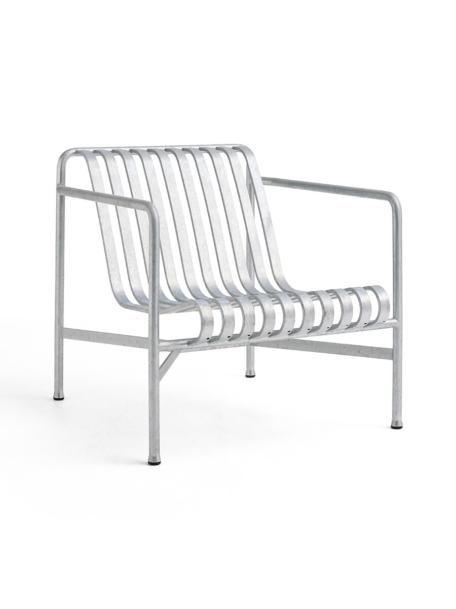 Palissade Lounge Chair Low fra Hay (Hot galvanised)