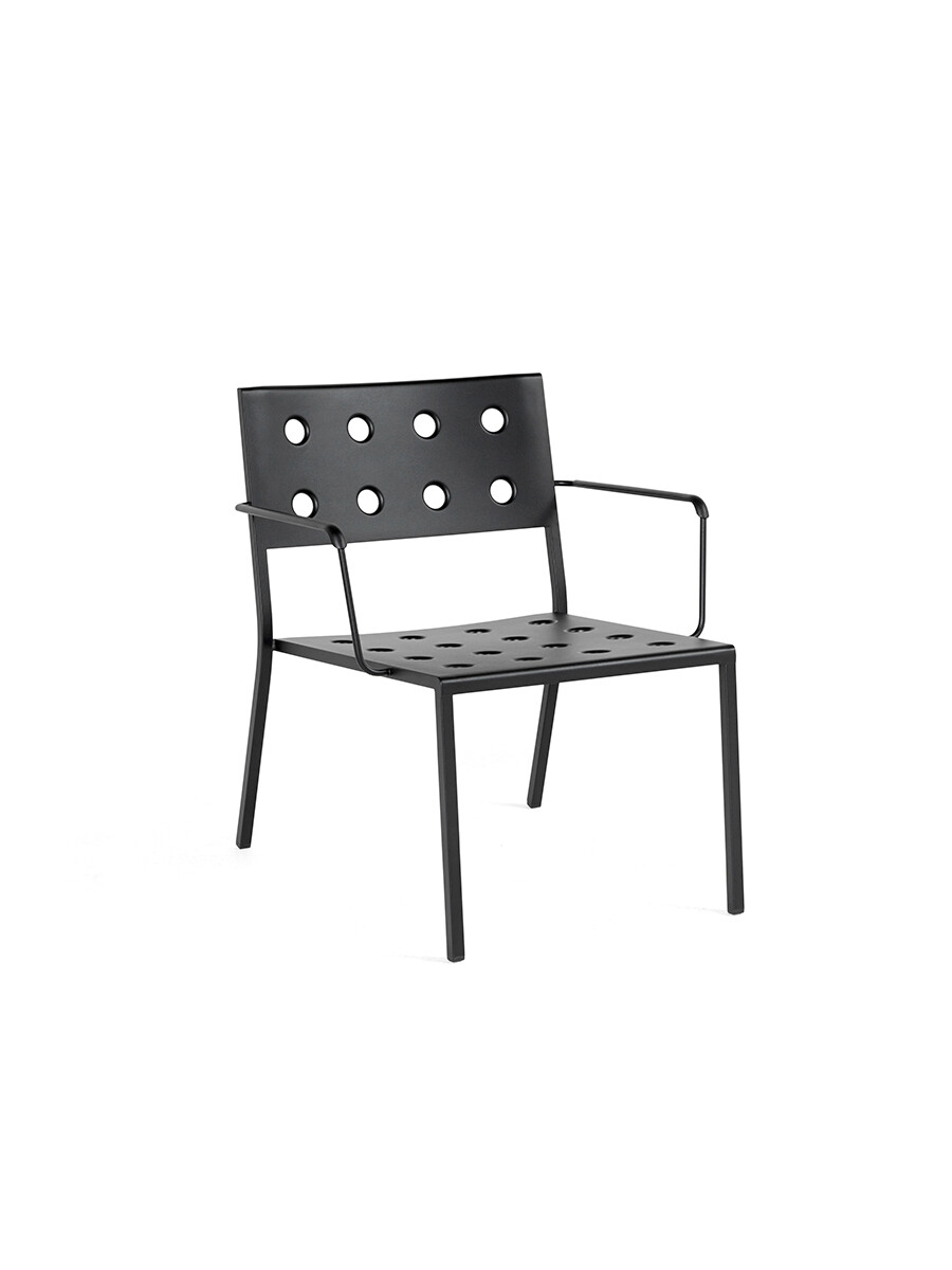 Balcony lounge armchair fra Hay (Anthracite)