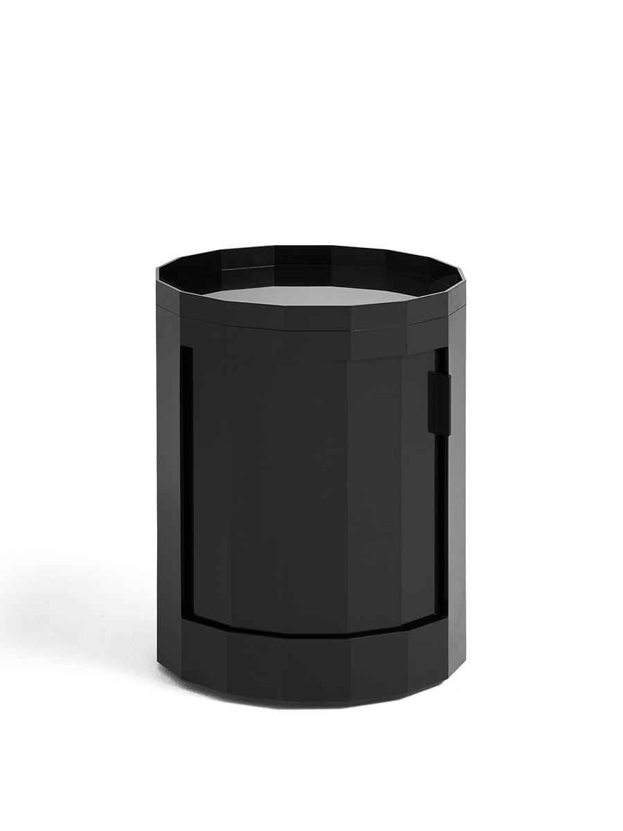 Facet Cabinet Incl. Feet And Castors, low fra Hay (Anthracite)