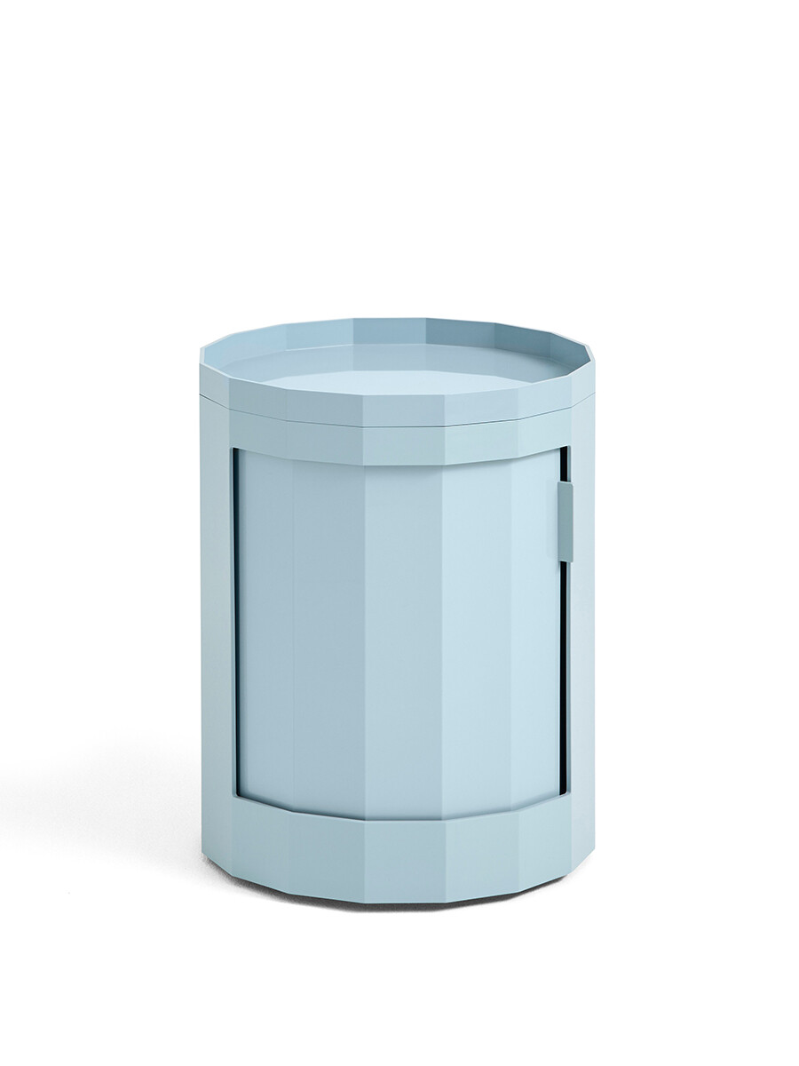 Facet Cabinet Incl. Feet And Castors, low fra Hay (Misty Blue)