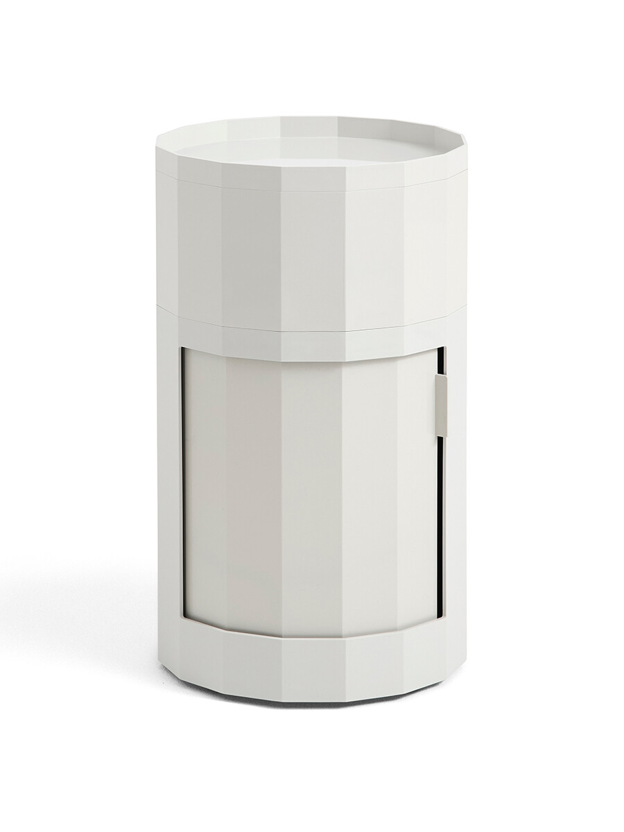 Facet Cabinet Incl. Feet And Castors, high fra Hay (Misty Grey)