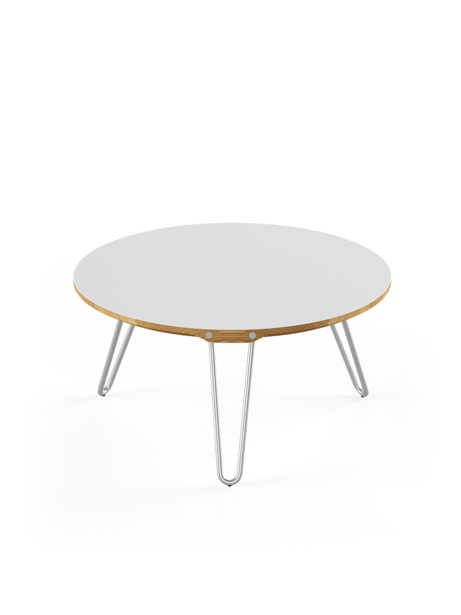 AK1811 Sidebord fra Naver Collection (Ask olie, H: 30 cm, Rustfrit stål)