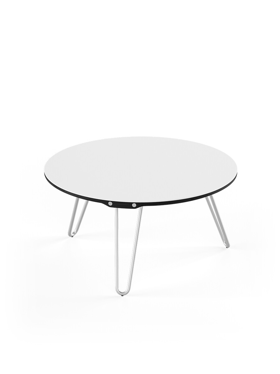 AK1811 Sidebord fra Naver Collection (Ask sortbejdset, H: 30 cm, Rustfrit stål)