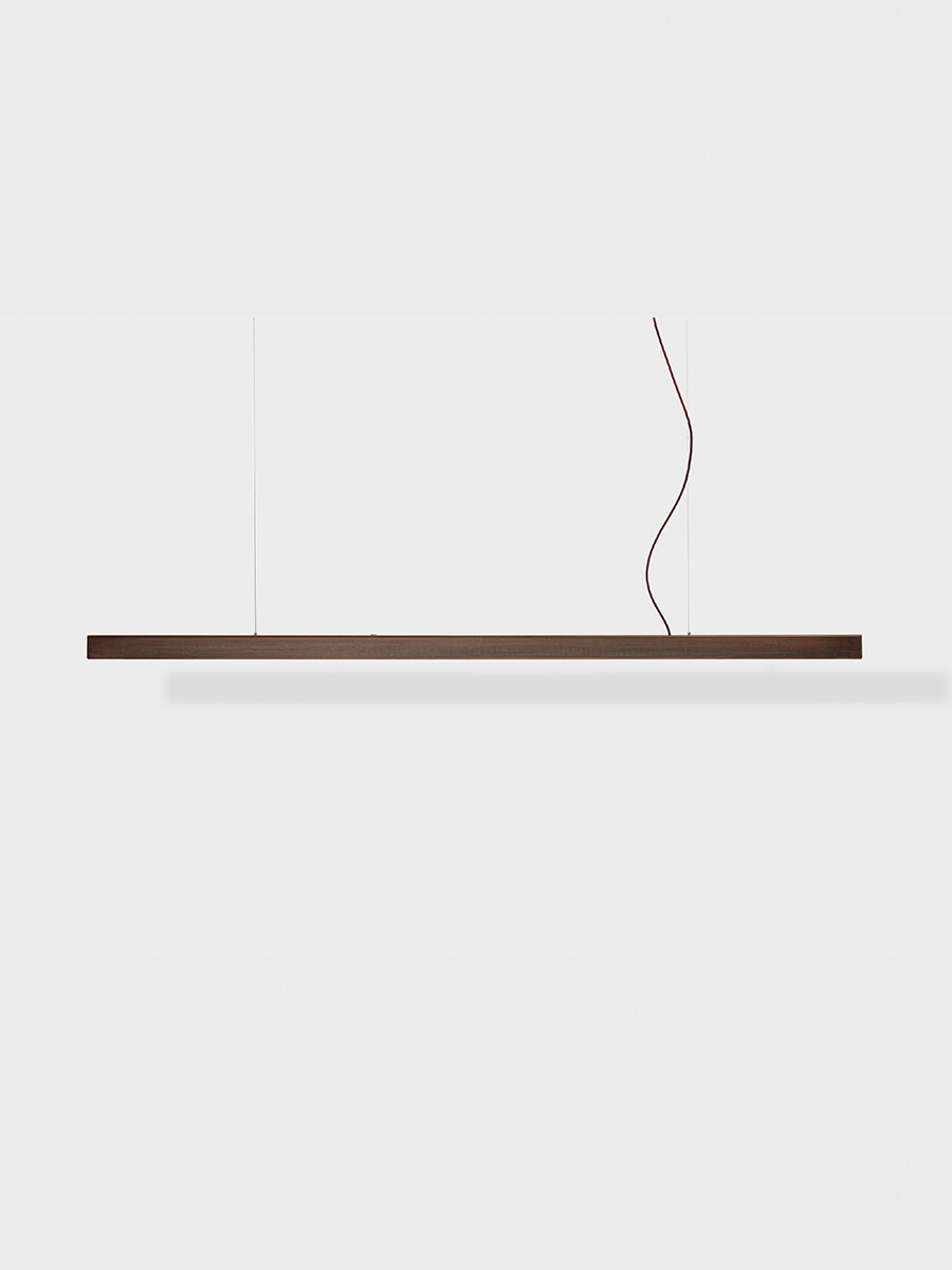 I Model Pendel, m. ledning fra Anour (Messing, 200 cm, Bruneret)