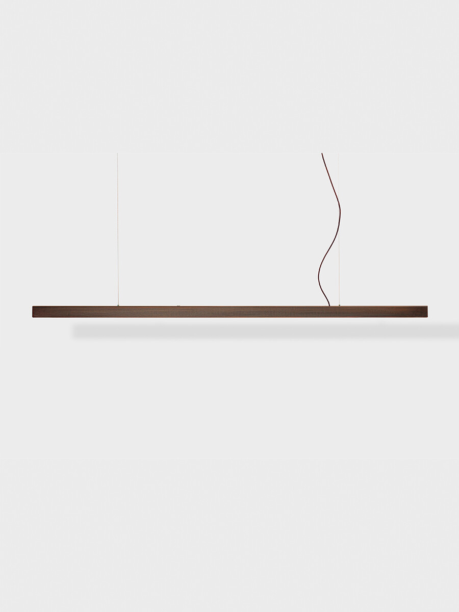 I Model Pendel, m. ledning fra Anour (Messing, 250 cm, Bruneret)