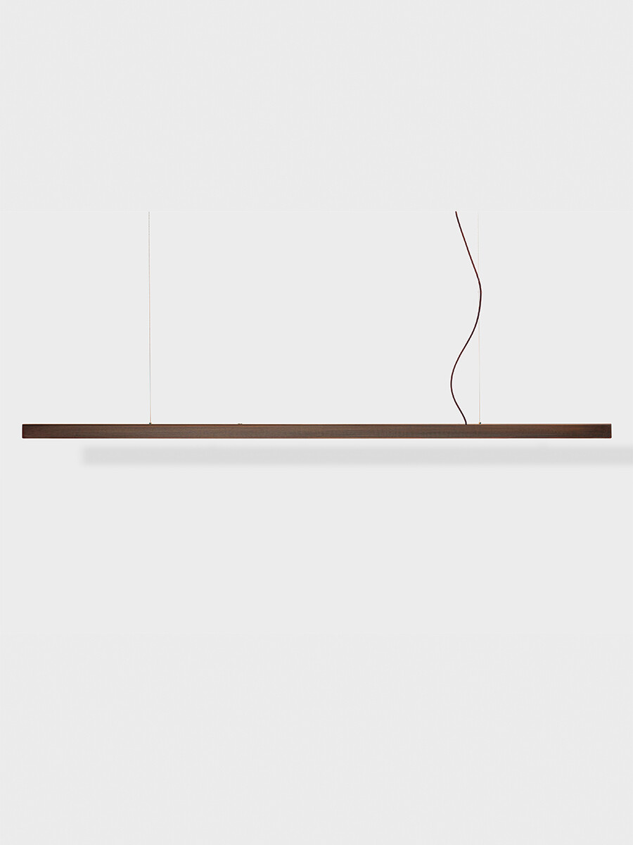 I Model Pendel, m. ledning fra Anour (Messing, 300 cm, Bruneret)