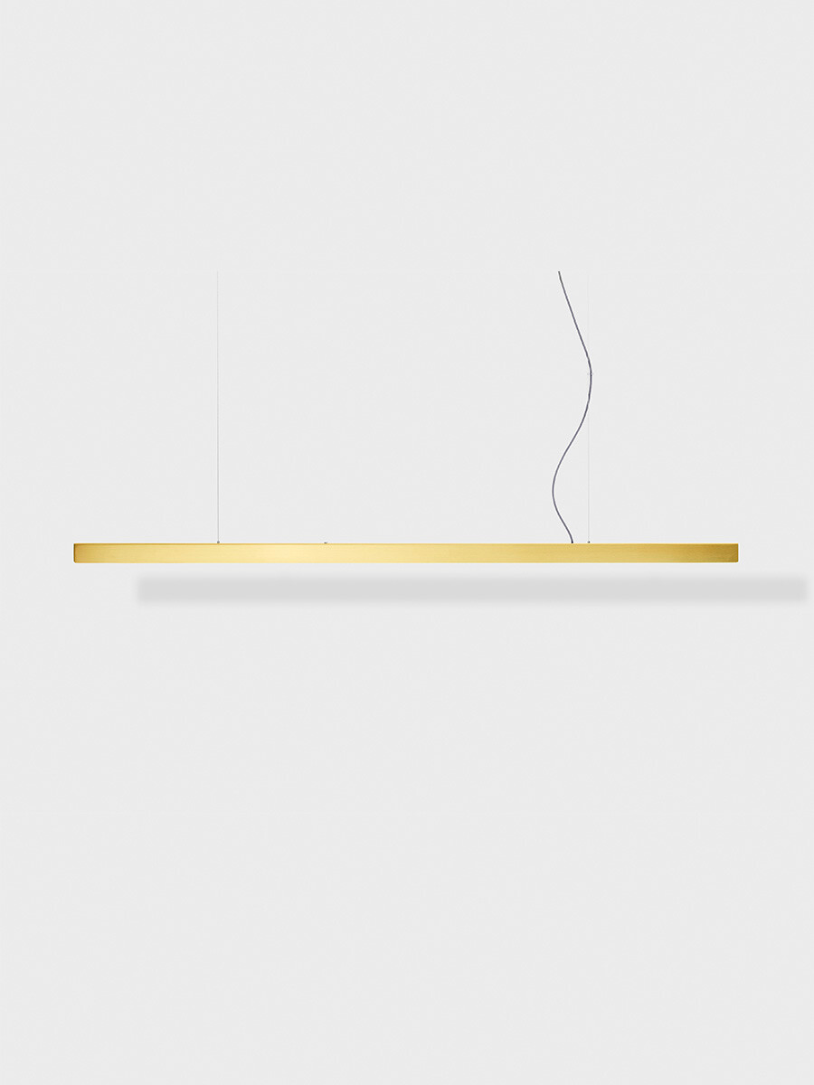 I Model Pendel, m. ledning fra Anour (Messing, 200 cm, Børstet)