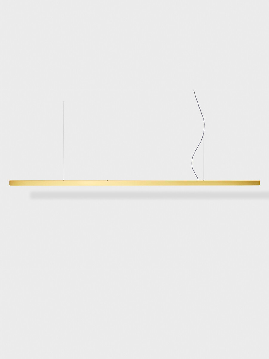 I Model Pendel, m. ledning fra Anour (Messing, 300 cm, Børstet)