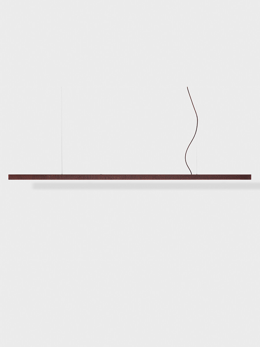 I Model Pendel, m. ledning fra Anour (Stål, 300 cm, Rusten)