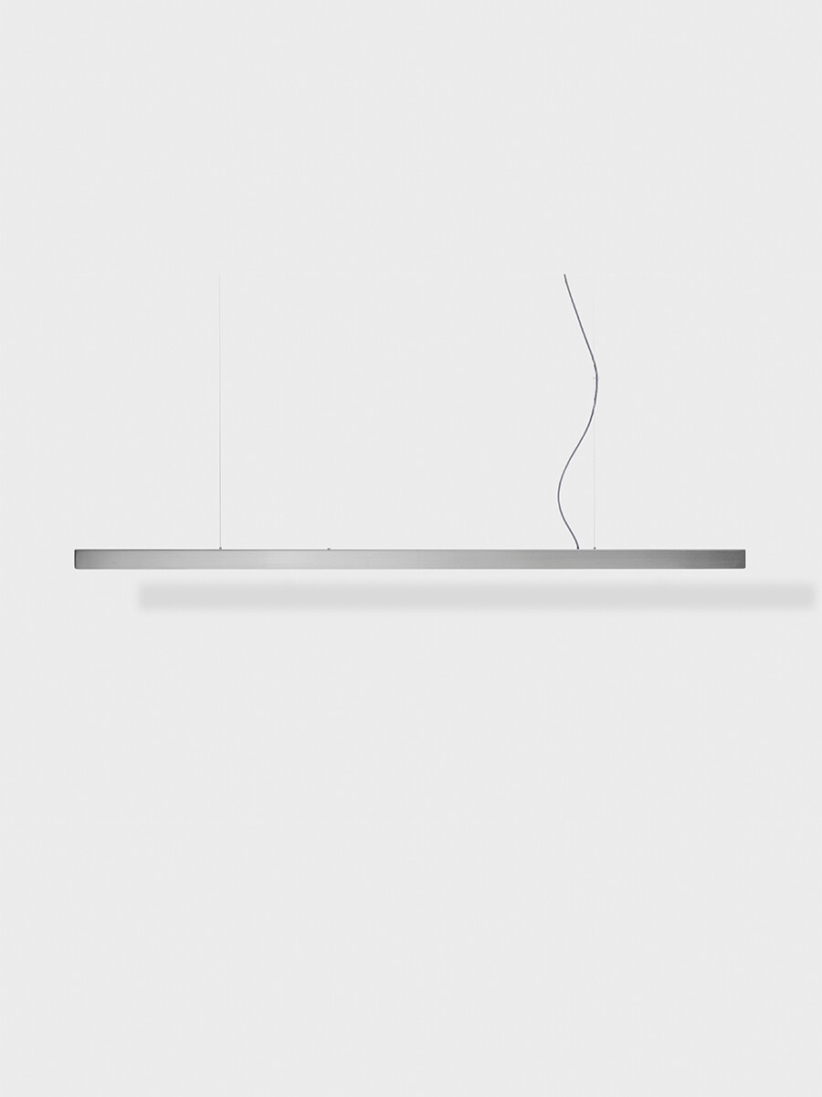 I Model Pendel, m. ledning fra Anour (Rustfrit stål, 200 cm, Børstet)