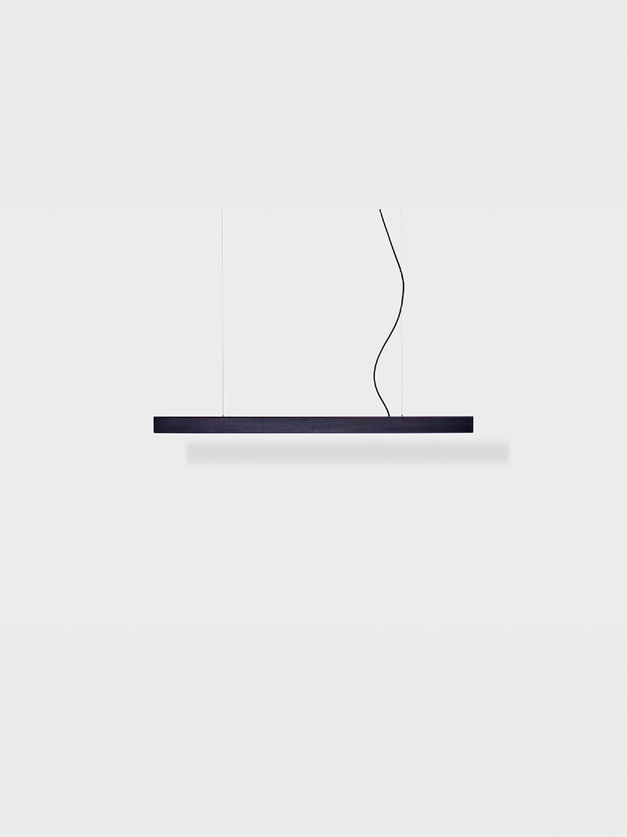 I Model Pendel, m. ledning fra Anour (Rustfrit stål, 100 cm, Sort)