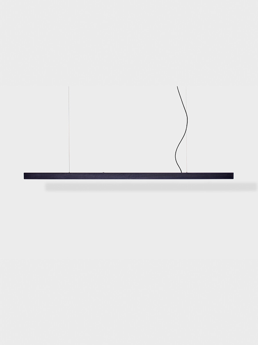 I Model Pendel, m. ledning fra Anour (Rustfrit stål, 200 cm, Sort)