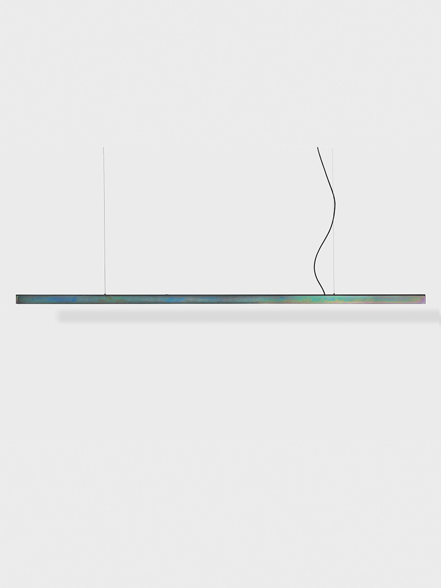 I Model Pendel, m. ledning fra Anour (Messing, 300 cm, Dark opal chrome)