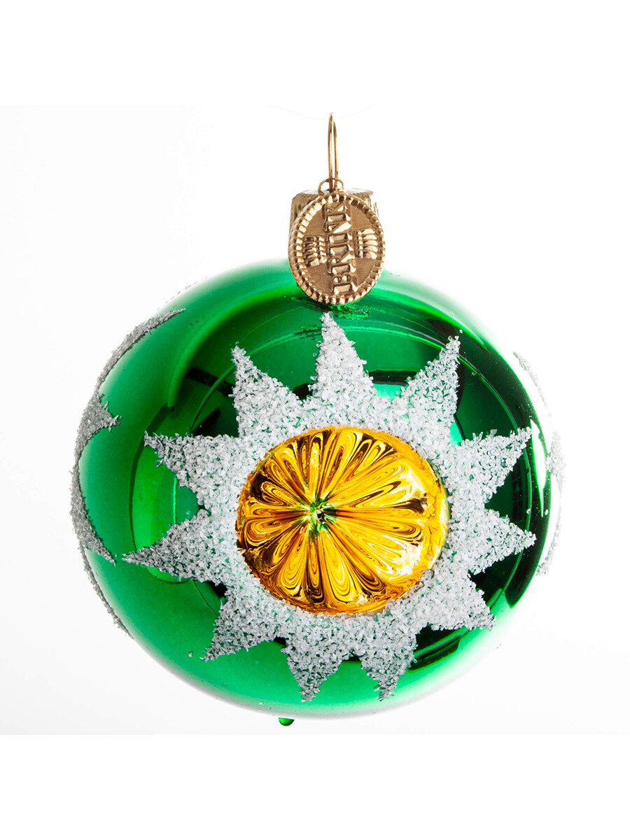 Reflektor Julekugle, grøn fra Brink Nordic