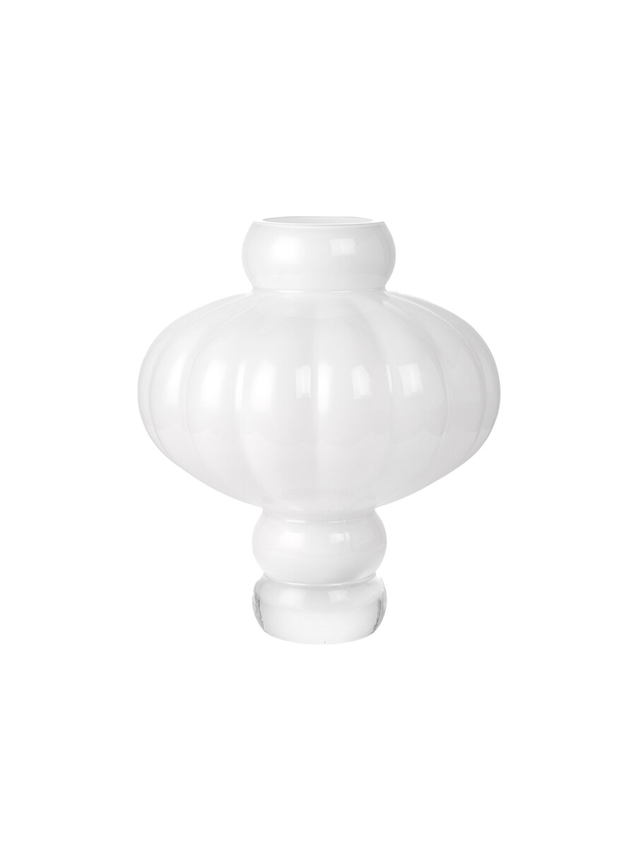 Balloon Vase 08, glas fra Louise Roe  (Opal White)