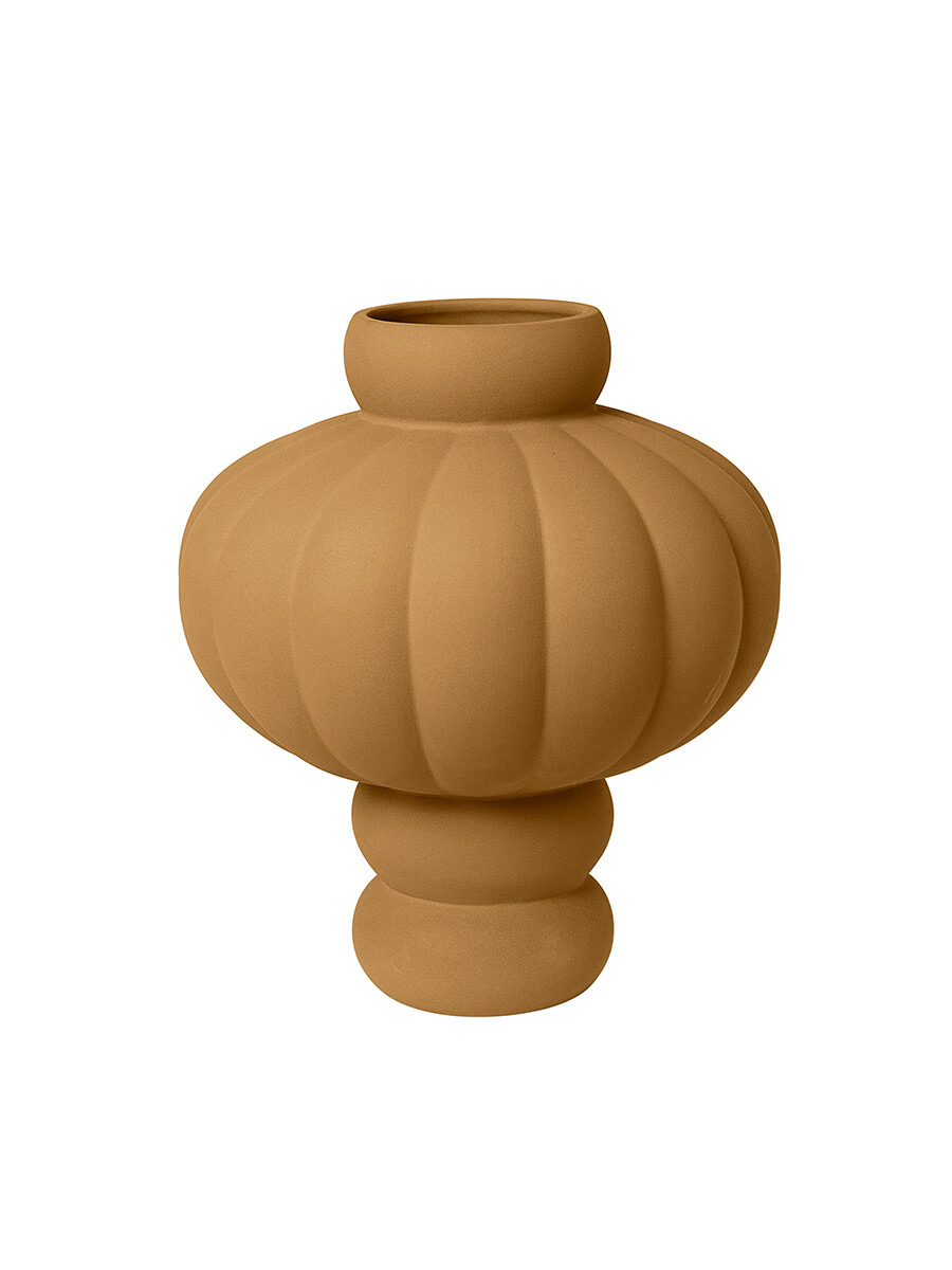 Balloon Vase 03, ceramic fra Louise Roe  (Sanded Ocker)