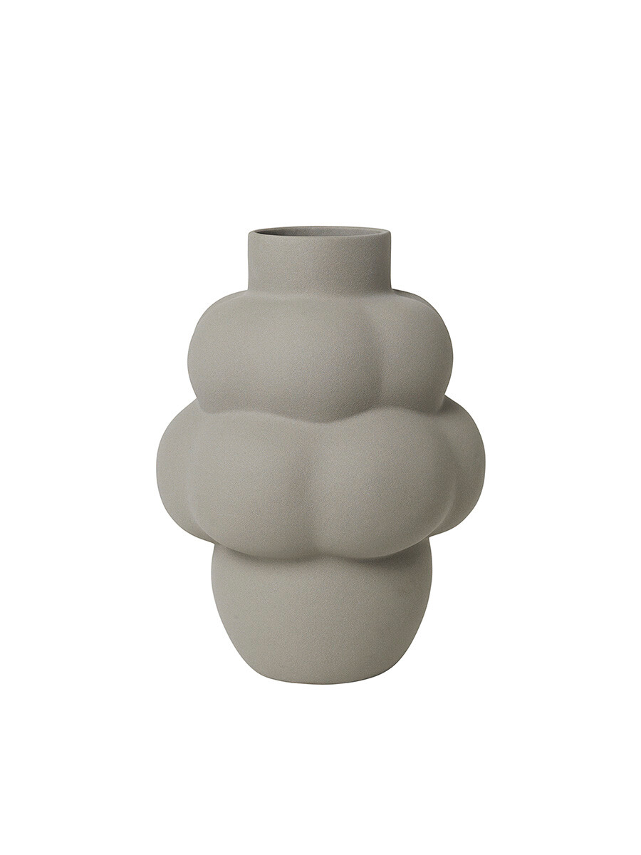 Balloon Vase 04, ceramic fra Louise Roe  (Sanded Grey)