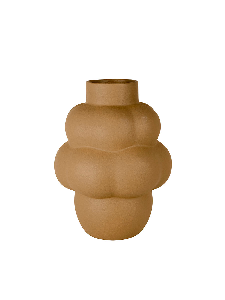 Balloon Vase 04, ceramic fra Louise Roe  (Sanded Ocker)