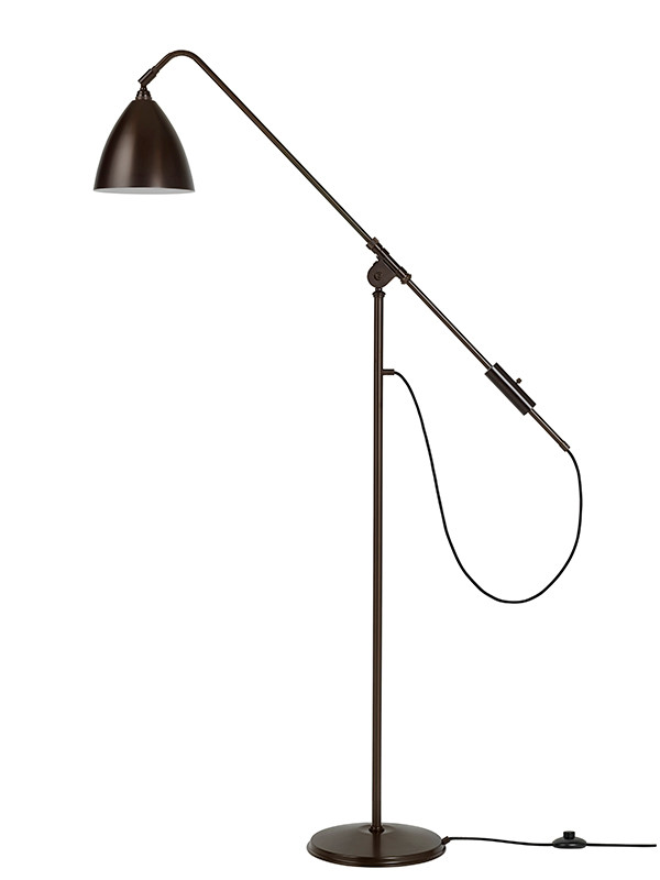 Bestlite BL4 Gulvlampe fra GUBI (Black Brass / Black Brass)