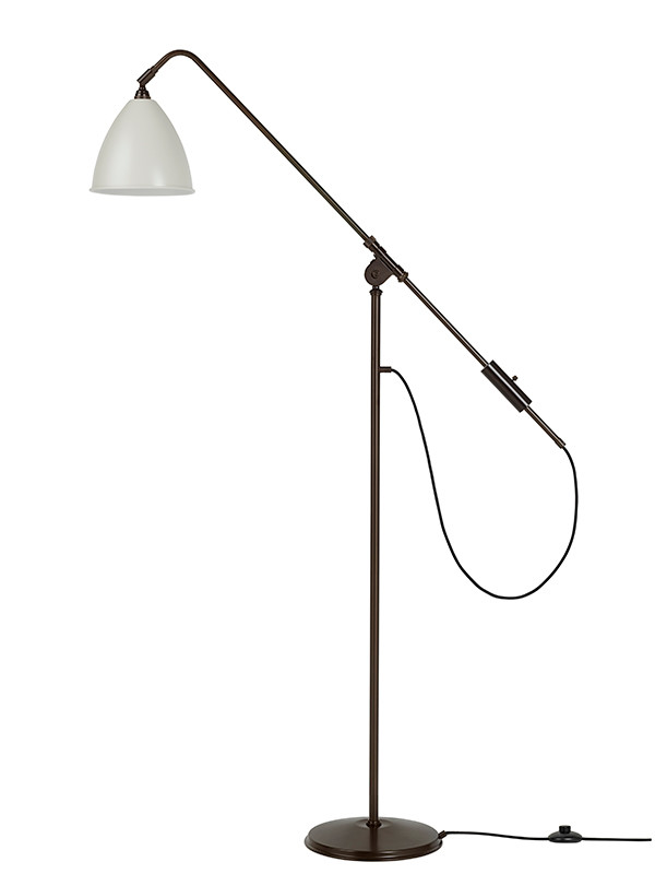 Bestlite BL4 Gulvlampe fra GUBI (Classic White / Black Brass)