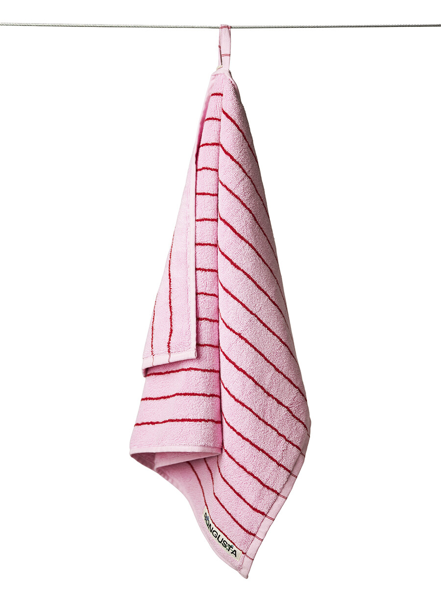 Billede af Naram towel - Baby pink & Ski patrol fra Bongusta (50 x 80 cm)