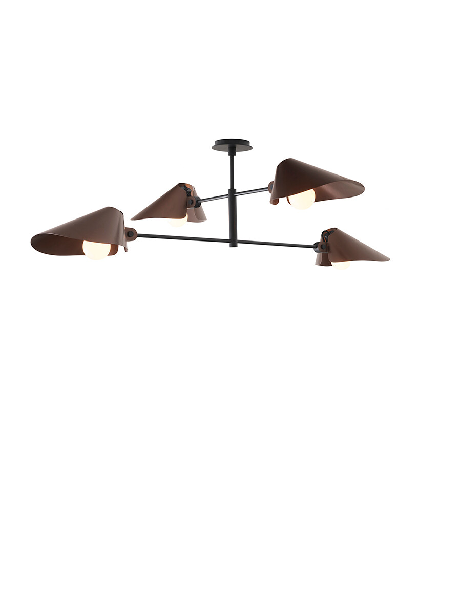 Bonnet Chandelier SC91 fra &Tradition (Black & Bronzed)
