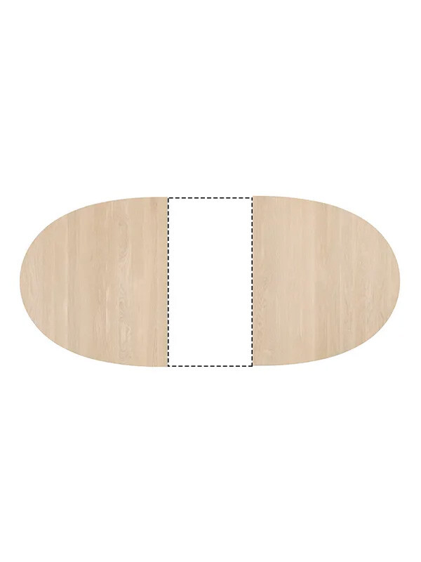 Tillægsplade til CH337 bord af Hans J. Wegner (Bøg, Lak)