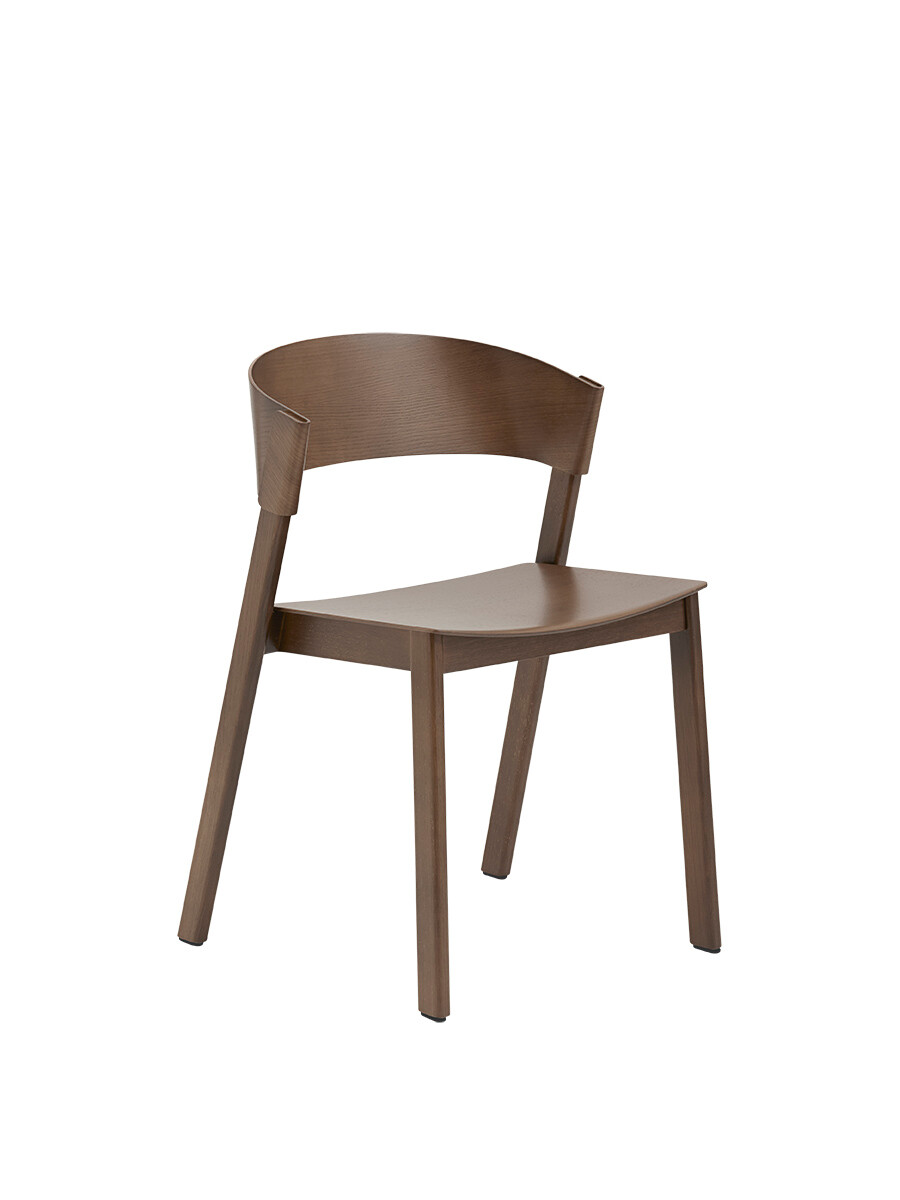 Cover side chair fra Muuto (Dark brown)