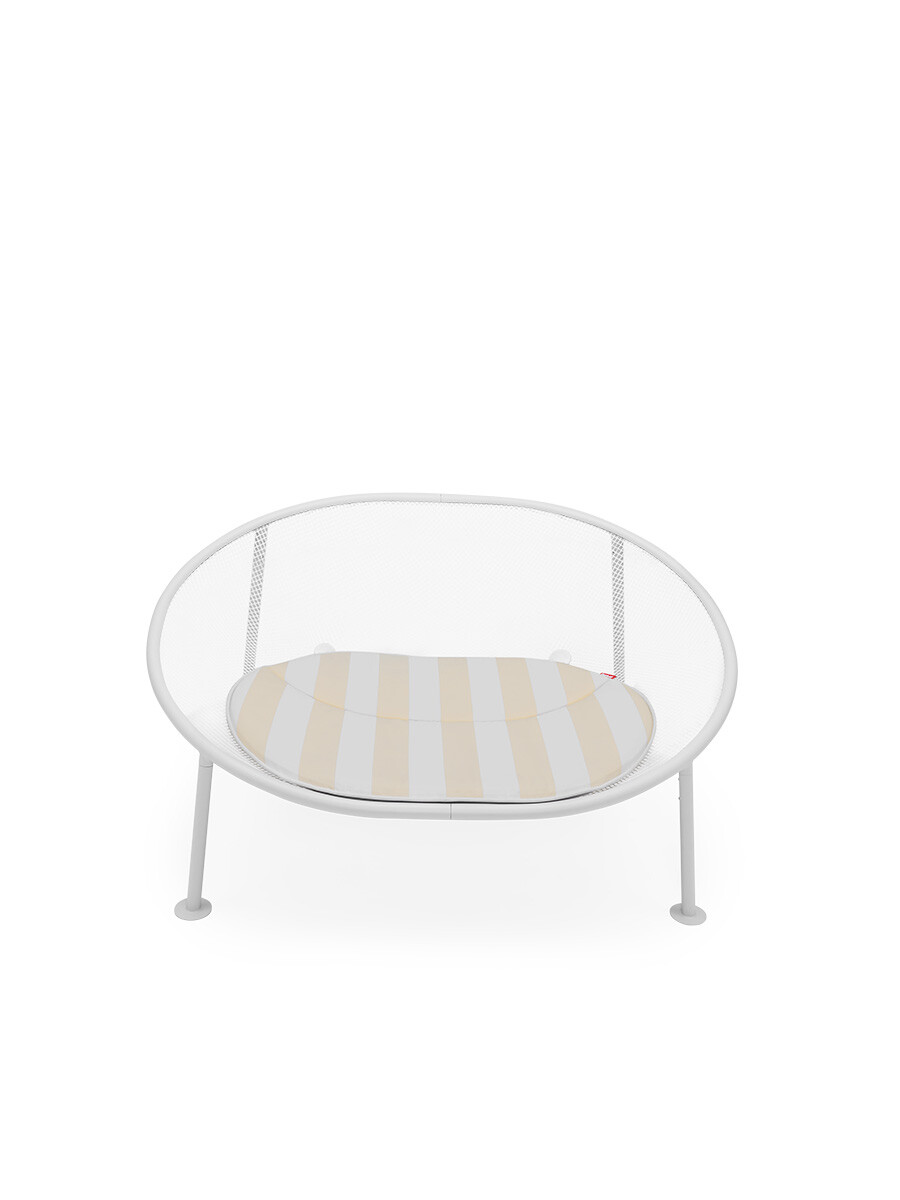 Netorious fra Fatboy (Light Grey m. Stripe sandy beige pude)