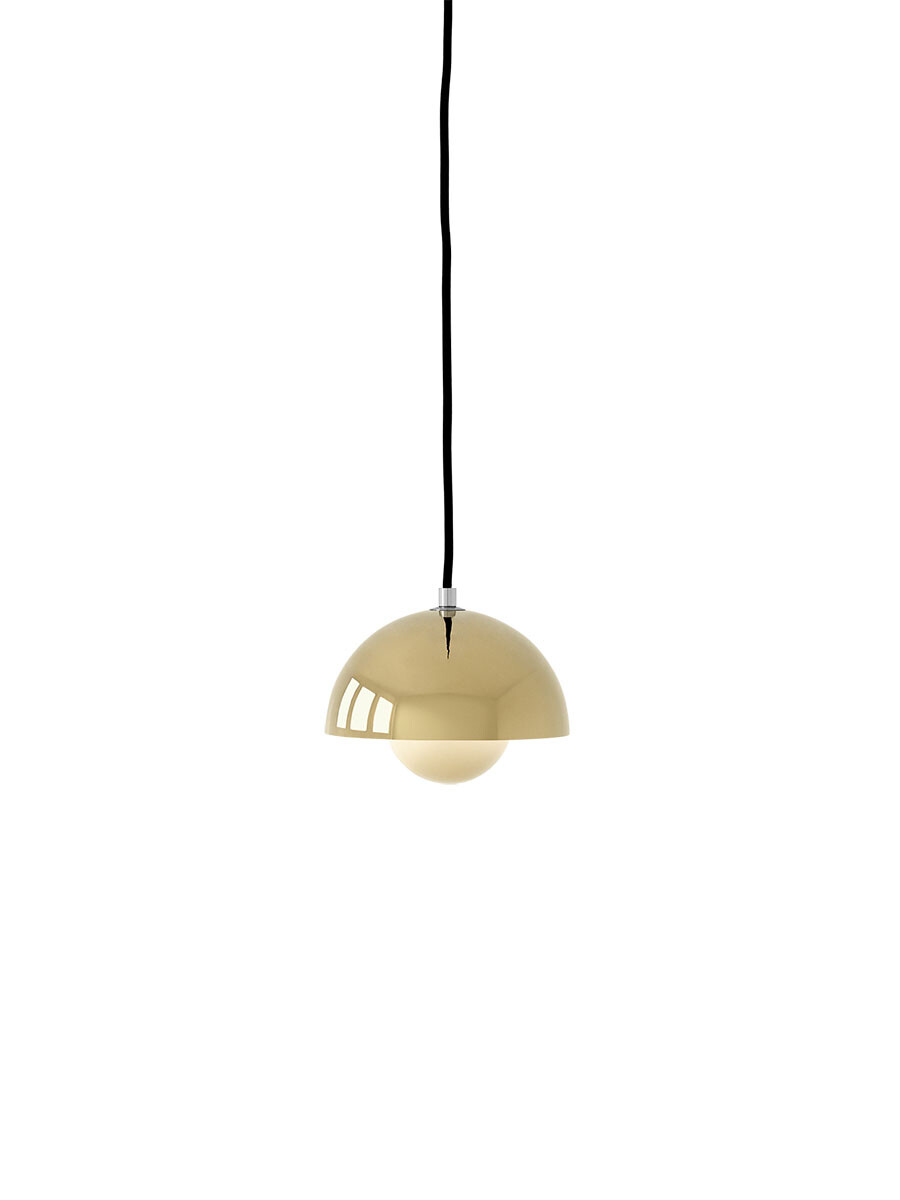Flowerpot VP10 Pendel af Verner Panton (Brass-Plated)