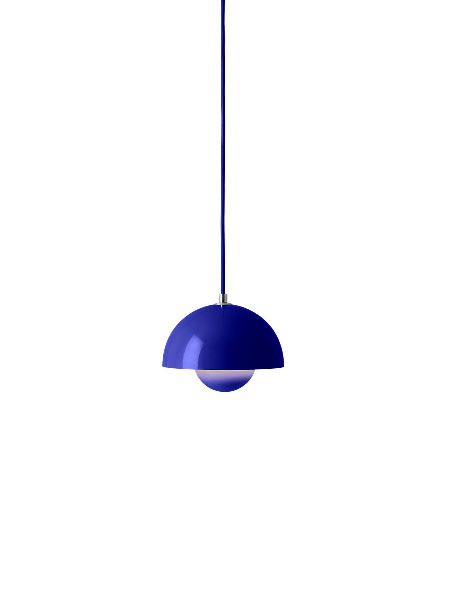 Flowerpot VP10 Pendel af Verner Panton (Cobalt Blue)