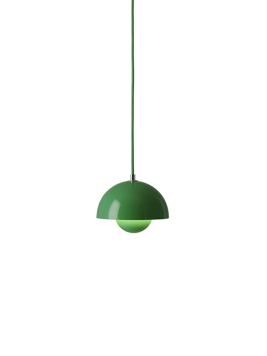 Flowerpot VP10 Pendel af Verner Panton (Signal green)