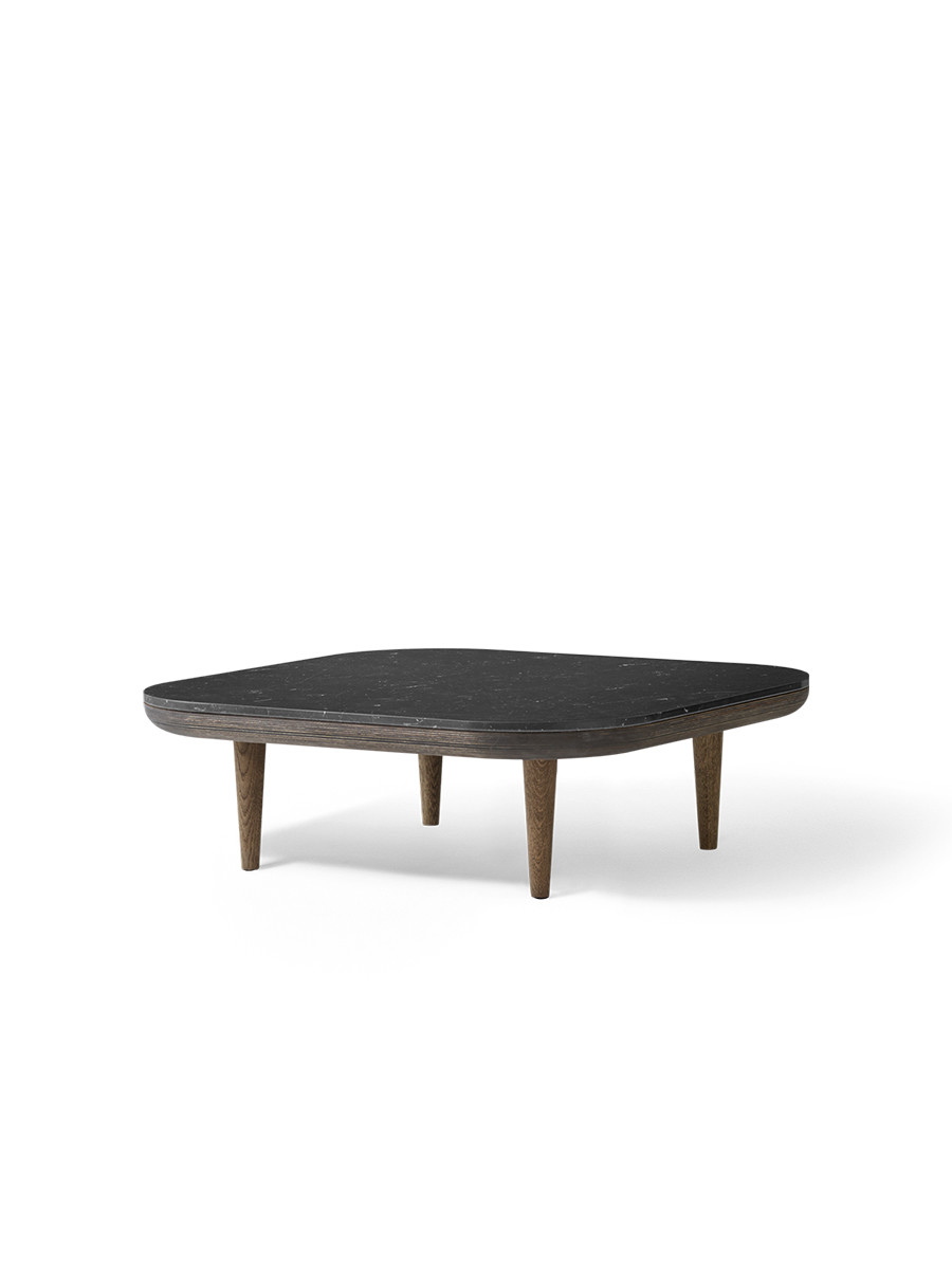 Fly sofabord D:80 fra &Tradition (Nero Marquina marmor)