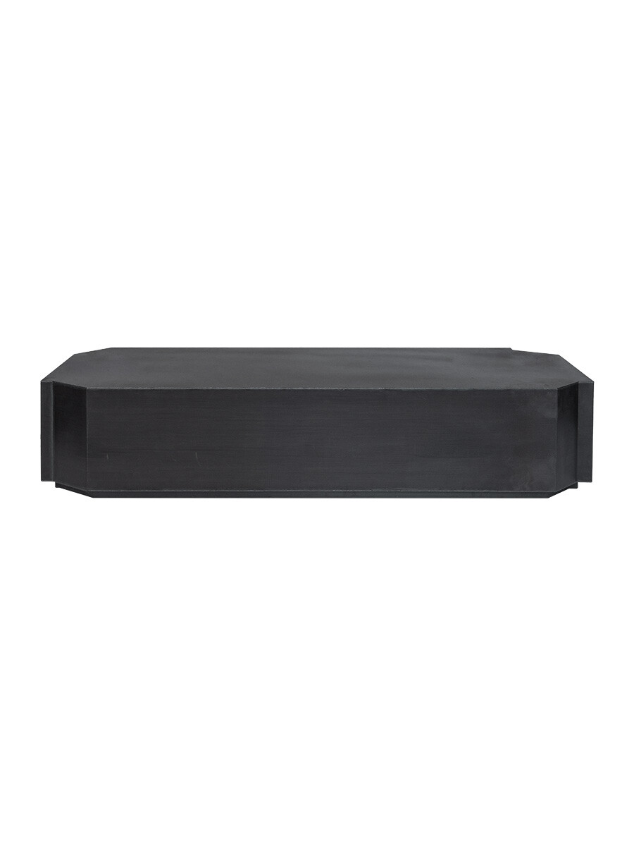 Funki Lounge Table Rectangular fra Louise Roe (Raw iron)