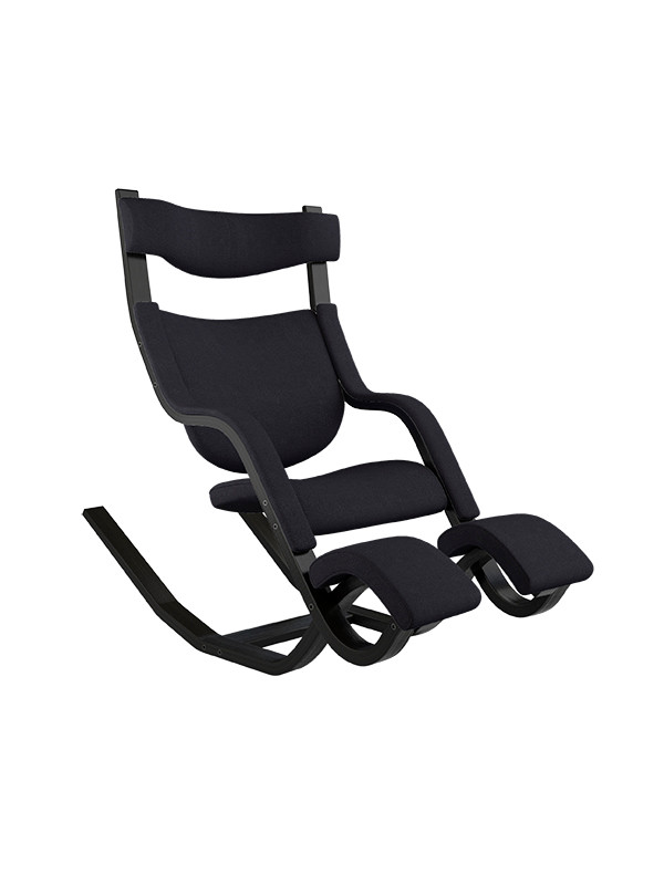 Gravity Balans Lænestol, sort ask fra Variér (Hallingdal, Black HAL190)