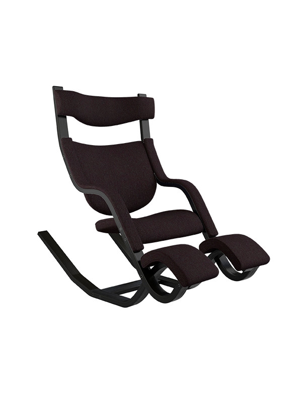 Gravity Balans Lænestol, sort ask fra Variér (Hallingdal, Darker brown HAL376)