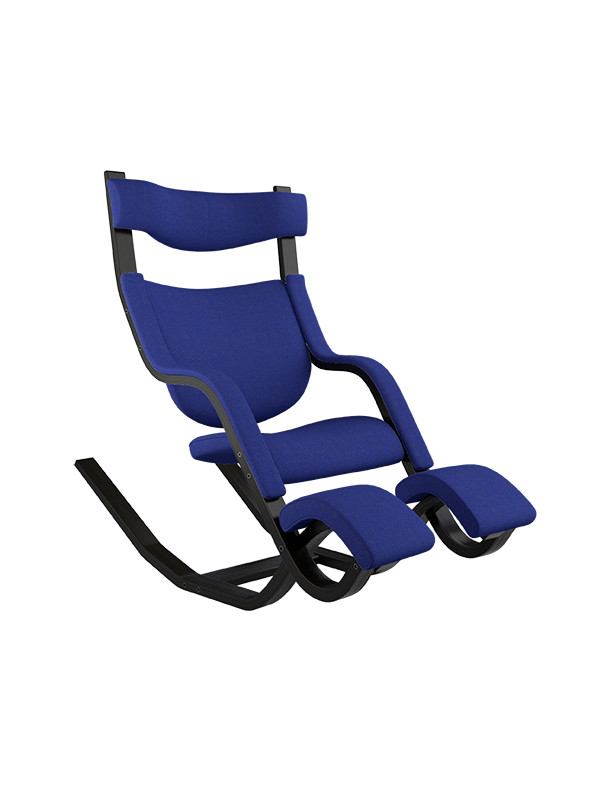 Gravity Balans Lænestol, sort ask fra Variér (Hallingdal, Dark blue HAL773)