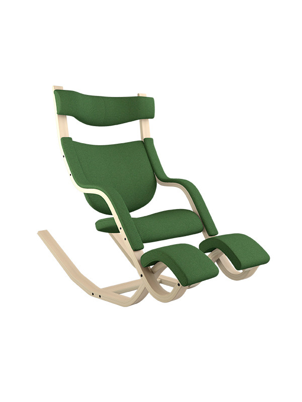 Gravity Balans Lænestol, ask fra Variér (Hallingdal, Green HAL944)