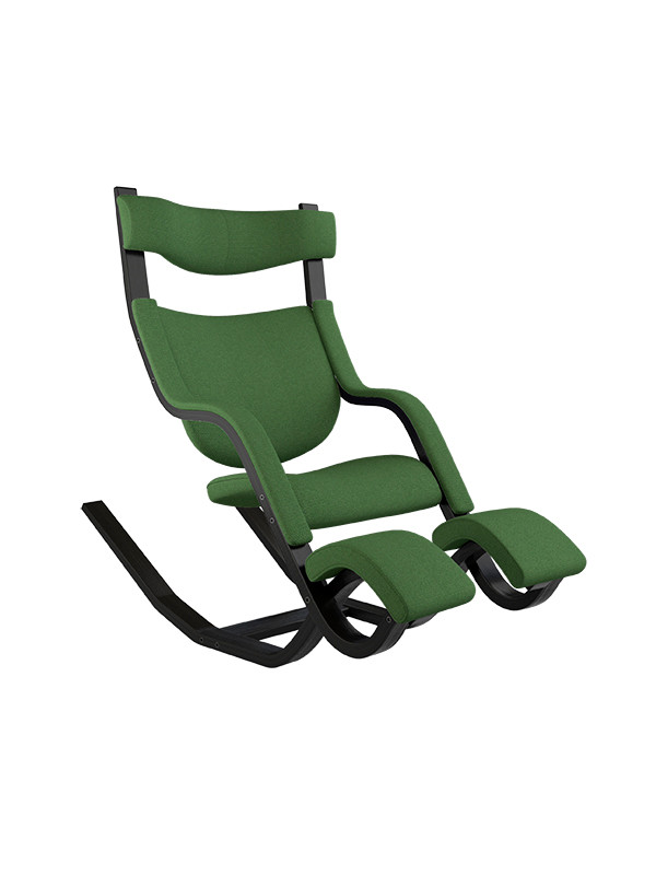 Gravity Balans Lænestol, sort ask fra Variér (Hallingdal, Green HAL944)