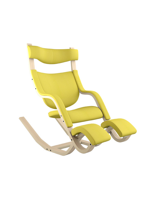 Gravity Balans Lænestol, ask fra Variér (Revive, Yellow REV424)