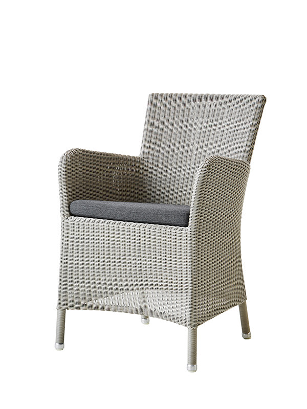 Hampsted havestol fra Cane-line (Taupe, Sort, Cane-line Natte hynde)