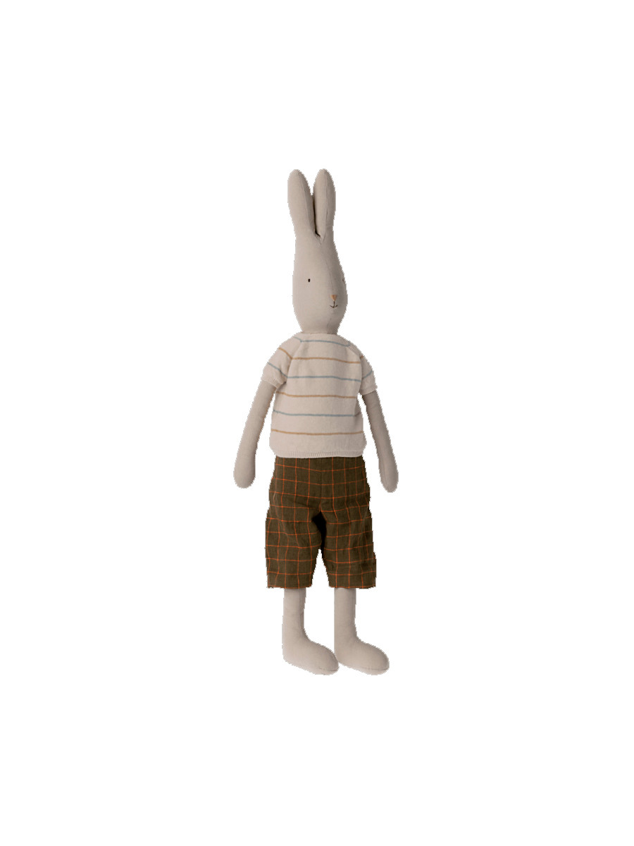 Kanin i bukser og striktøje, størrelse 5 fra Maileg