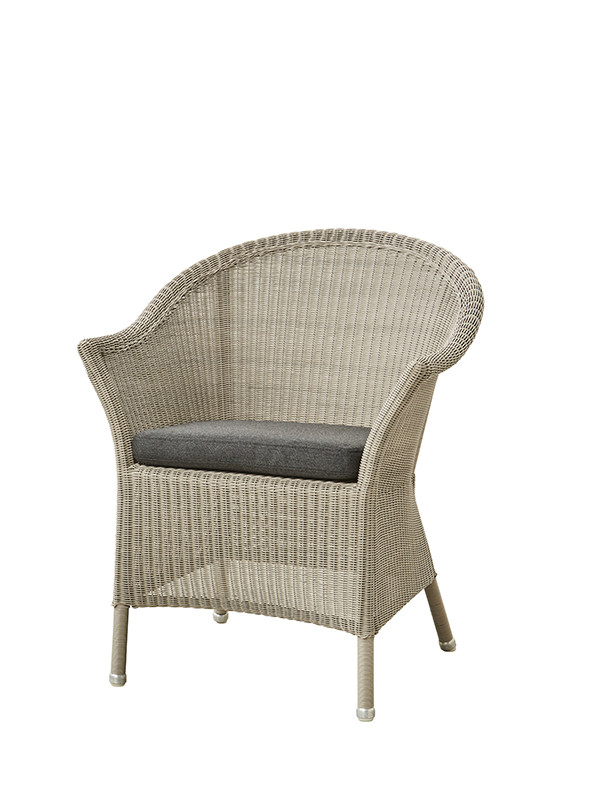 Lansing havestol fra Cane-line (Taupe, Sort, Cane-line Natte hynde)