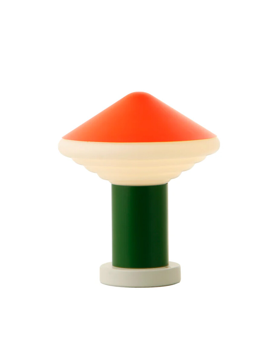 Whipped Portable Table Lamp, luminous orange fra LEO Objects