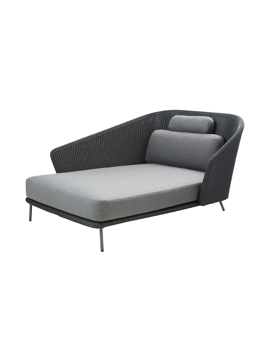Billede af Mega Daybed, højre, inkl. hyndesæt fra Cane-line
